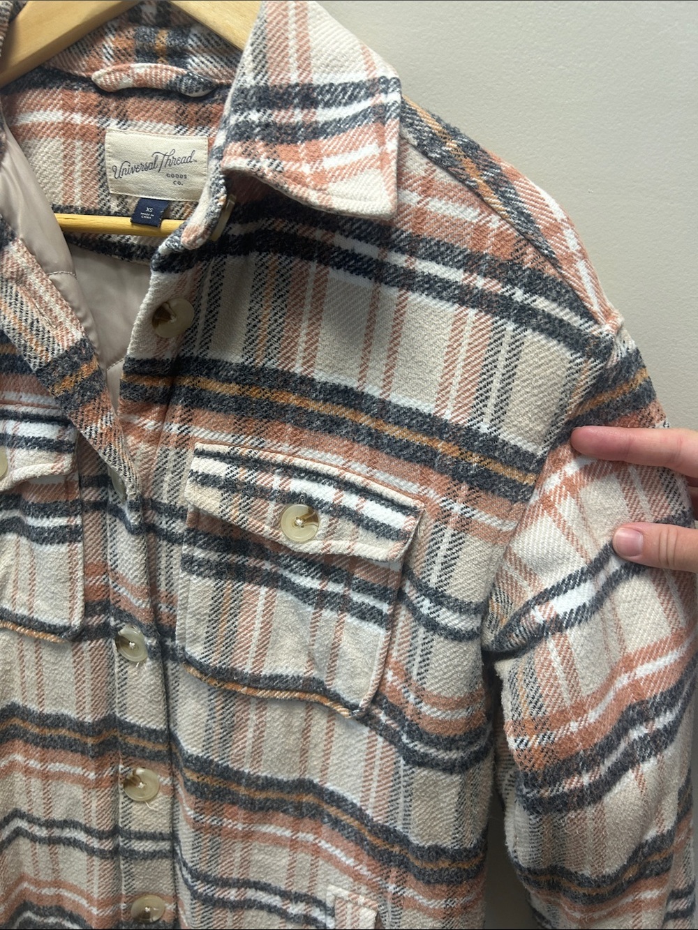 Universal Thread Long Flannel Jacket - Picture 3 of 8